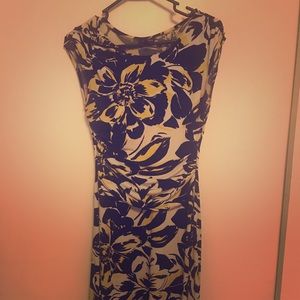 Stretch yellow and black 3/4 midi